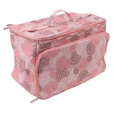Knitting Bag Pink Oxford Cloth DIY Multifunctional Portable Crochet Holder Bag with Dividers for Knitting Needles Yarn Balls Sewing Supplies In Australia - Darrahopens