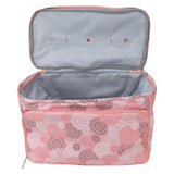 Knitting Bag Pink Oxford Cloth DIY Multifunctional Portable Crochet Holder Bag with Dividers for Knitting Needles Yarn Balls Sewing Supplies In Australia - Darrahopens