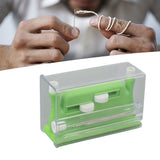 Auto Needle Threader Home Hand Sewing Automatic Thread Device with 5 Needles for The Aged Utilities Cross Stitch Green