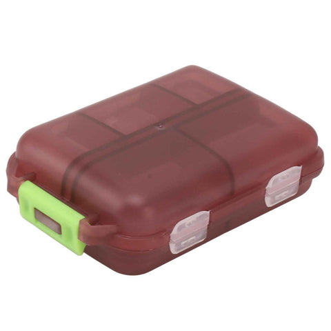 Medicine Box Medicine Case Plastic Waterproof 10 Compartments Buckle Lock Weekly Portable Medicine Container Purple In Australia - Darrahopens