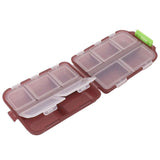 Medicine Box Medicine Case Plastic Waterproof 10 Compartments Buckle Lock Weekly Portable Medicine Container Purple In Australia - Darrahopens