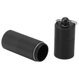Keychain Medicine Holder Case 3 Compartment Waterproof Metal Travel Tablet Capsule Holder for Outdoor Black In Australia - Darrahopens