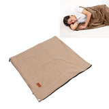 Sleeping Bag Liner Super Thick Fleece Soft Sleeping Bag Liner Blanket for Camping Travel Backpacking Earthy Yellow In Australia - Darrahopens