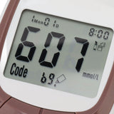 Blood Glucose Monitor Kit with 50 PCS Test Strips 0.8µL ABS Accuracy Blood Sugar Test Kit for Men Women