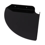 2pcs Wall Mount Floating Corner Shelves Quarter Round Hanging Corner Shelves for Bedrooms Living Rooms Shower Room Black
