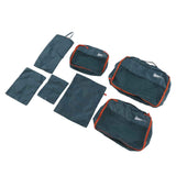 7 Pcs Luggage Packing Bags Polyester Waterproof Luggage Packing Cubes for Business Trip Travel Green In Australia - Darrahopens