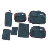 7 Pcs Luggage Packing Bags Polyester Waterproof Luggage Packing Cubes for Business Trip Travel Green In Australia - Darrahopens