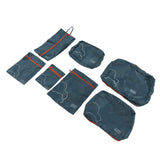 7 Pcs Luggage Packing Bags Polyester Waterproof Luggage Packing Cubes for Business Trip Travel Green In Australia - Darrahopens