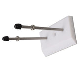 Skateboard Hanger Durable Acrylic Vertical Floating Effect High Stability Skateboard Wall Mount for Deck Display Storage White In Australia - Darrahopens
