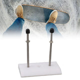 Skateboard Hanger Durable Acrylic Vertical Floating Effect High Stability Skateboard Wall Mount for Deck Display Storage White