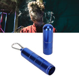 Cigar Tube Aluminum Alloy Waterproof Detachable Sealed Lightweight Cigar Case Tube for Daily Use Blue