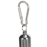 Cigar Tube Aluminum Alloy Waterproof Detachable Sealed Lightweight Cigar Case Tube for Daily Use Silver