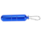 Cigarette Storage Tube Aluminum Alloy Sealed Waterproof Portable Cigarette Holder Container for Outdoor Travel Camping Hiking Blue In Australia - Darrahopens