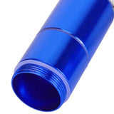 Cigarette Storage Tube Aluminum Alloy Sealed Waterproof Portable Cigarette Holder Container for Outdoor Travel Camping Hiking Blue