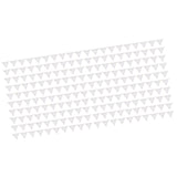 200pcs Inside Corner Dust Guards Clear Triangular Anti Collision Dust Proof Table Corner Guards for Stairs Closets Cabinets Drawers
