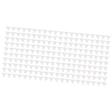 200pcs Inside Corner Dust Guards Clear Triangular Anti Collision Dust Proof Table Corner Guards for Stairs Closets Cabinets Drawers