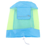 Large Mesh Beach Toy Bag Large Mesh Beach Bag for Holding Children Toys Clothes Towels Sundries 48x24cm