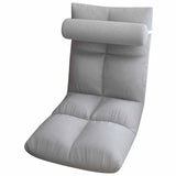 Floor Chair with Back Support Folding Sofa Chair Sleeper Bed Couch Recliner Floor Gaming Chair Meditation Chair for Adults Grey In Australia - Darrahopens