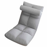 Floor Chair with Back Support Folding Sofa Chair Sleeper Bed Couch Recliner Floor Gaming Chair Meditation Chair for Adults Grey In Australia - Darrahopens