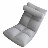 Floor Chair with Back Support Folding Sofa Chair Sleeper Bed Couch Recliner Floor Gaming Chair Meditation Chair for Adults Grey In Australia - Darrahopens
