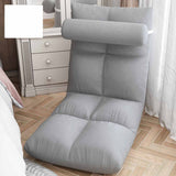 Floor Chair with Back Support Folding Sofa Chair Sleeper Bed Couch Recliner Floor Gaming Chair Meditation Chair for Adults Grey In Australia - Darrahopens