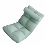 Floor Chair with Back Support Folding Sofa Chair Sleeper Bed Couch Recliner Floor Gaming Chair Meditation Chair for Adults Peacock Blue In Australia - Darrahopens