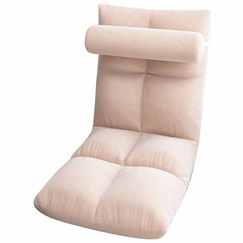 Floor Chair with Back Support Folding Sofa Chair Sleeper Bed Couch Recliner Floor Gaming Chair Meditation Chair for Adults Pink In Australia - Darrahopens