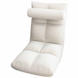 Floor Chair with Back Support Folding Sofa Chair Sleeper Bed Couch Recliner Floor Gaming Chair Meditation Chair for Adults White In Australia - Darrahopens