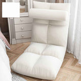 Floor Chair with Back Support Folding Sofa Chair Sleeper Bed Couch Recliner Floor Gaming Chair Meditation Chair for Adults White In Australia - Darrahopens
