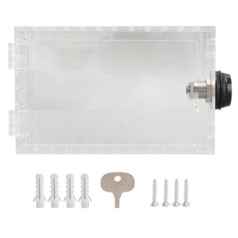 Thermostat Lock Box Universal Large Transparent Thermostat Protective Guard for Thermostat On Wall Coded Lock In Australia - Darrahopens