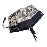 Vintage Floral Sunshade Umbrella Windproof Manual Operation Lightweight Folding Umbrella for Women Girls Kids In Australia - Darrahopens