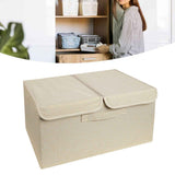 Underwear Socks Storage Organizer with Double Lid Foldable Thick Sock Underwear Storage Case for Socks Bras Ties Towels Khaki In Australia - Darrahopens