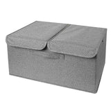 Underwear Socks Storage Organizer with Double Lid Foldable Thick Sock Underwear Storage Case for Socks Bras Ties Towels Dark Gray In Australia - Darrahopens