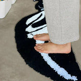 Skull Knife Carpet Horror Scary Scream Bedside Rug Wear Resistant Cashmere Home Welcome Decor 50.8CM