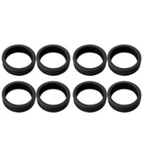 8PCS Luggage Suitcase Wheels Covers Noise Canceling Shock Absorbing Trolley Case Silicone Caster Protection Cover Black In Australia - Darrahopens