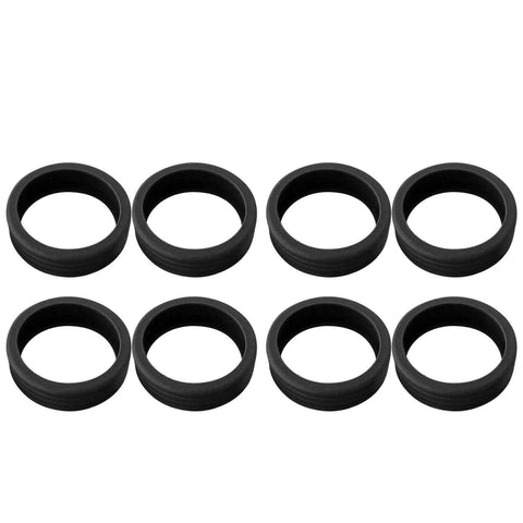 8PCS Luggage Suitcase Wheels Covers Noise Canceling Shock Absorbing Trolley Case Silicone Caster Protection Cover Black In Australia - Darrahopens