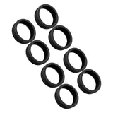 8PCS Luggage Suitcase Wheels Covers Noise Canceling Shock Absorbing Trolley Case Silicone Caster Protection Cover Black In Australia - Darrahopens