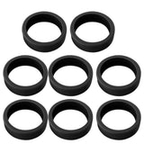 8PCS Luggage Suitcase Wheels Covers Noise Canceling Shock Absorbing Trolley Case Silicone Caster Protection Cover Black In Australia - Darrahopens