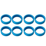 8PCS Luggage Suitcase Wheels Covers Noise Canceling Shock Absorbing Trolley Case Silicone Caster Protection Cover Blue In Australia - Darrahopens