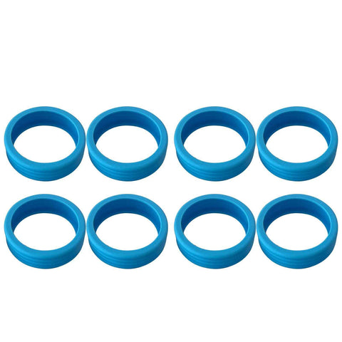 8PCS Luggage Suitcase Wheels Covers Noise Canceling Shock Absorbing Trolley Case Silicone Caster Protection Cover Blue In Australia - Darrahopens