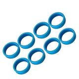 8PCS Luggage Suitcase Wheels Covers Noise Canceling Shock Absorbing Trolley Case Silicone Caster Protection Cover Blue In Australia - Darrahopens