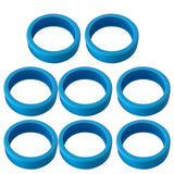 8PCS Luggage Suitcase Wheels Covers Noise Canceling Shock Absorbing Trolley Case Silicone Caster Protection Cover Blue In Australia - Darrahopens
