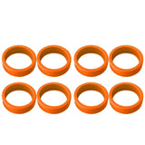 8PCS Luggage Suitcase Wheels Covers Noise Canceling Shock Absorbing Trolley Case Silicone Caster Protection Cover Orange In Australia - Darrahopens