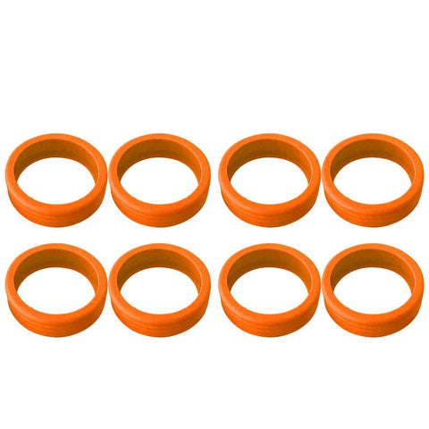 8PCS Luggage Suitcase Wheels Covers Noise Canceling Shock Absorbing Trolley Case Silicone Caster Protection Cover Orange In Australia - Darrahopens