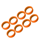 8PCS Luggage Suitcase Wheels Covers Noise Canceling Shock Absorbing Trolley Case Silicone Caster Protection Cover Orange In Australia - Darrahopens