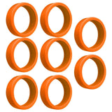 8PCS Luggage Suitcase Wheels Covers Noise Canceling Shock Absorbing Trolley Case Silicone Caster Protection Cover Orange In Australia - Darrahopens