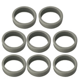 8PCS Luggage Suitcase Wheels Covers Noise Canceling Shock Absorbing Trolley Case Silicone Caster Protection Cover Light Gray In Australia - Darrahopens