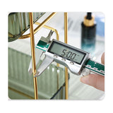 Makeup Organizer 2 Tier Bathroom Countertop Organizer Large Capacity Cosmetic Holder Shelf for Bedroom Dresser Green