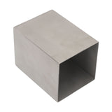 Pencil Cup 304 Stainless Steel Pencil Holder Thicken Durable Rectangular Pencil Cup for Office Dormitory School Desktop Silver