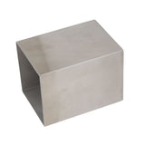 Pencil Cup 304 Stainless Steel Pencil Holder Thicken Durable Rectangular Pencil Cup for Office Dormitory School Desktop Silver